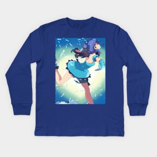 Mew mint Kids Long Sleeve T-Shirt